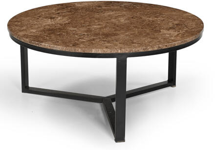 Ronde Salontafel 'Seven' Marmer, 80cm - 80 cm