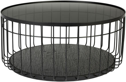 Ronde Salontafel 'Talles' Glas, 80cm - 80 cm