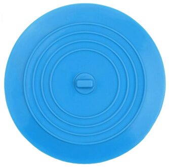 Ronde Siliconen Gootsteenzeefje Filter Water Stopper Afvoerputje Haar Bad Plug Badkamer Keuken Deodorant Stopper Reiniging Te Blauw