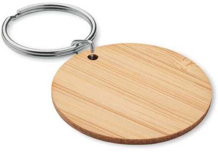 Ronde Sleutelhanger Bamboe