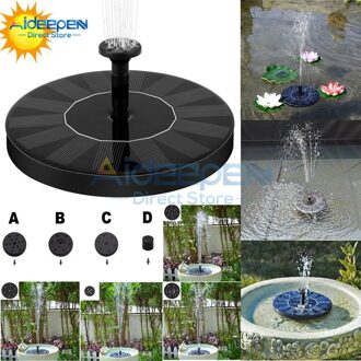 Ronde Solar Fontein Drijvende Fontein Fontaine Voor Vijver Fish Tank Decoratie Solar Fontein Zwembad Vijver Waterval