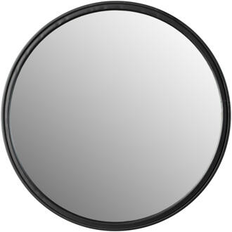Ronde Spiegel 'Larrys' 60cm, kleur Zwart - 60 cm