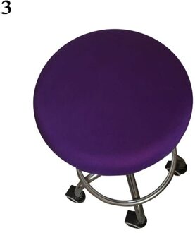 Ronde Stoel Cover Spandex Bar Kruk Cover Elastische Stoelhoezen Thuis Stoel Eenvoudige Stretch Stoel Cover Bloemen Gedrukt Mode 3