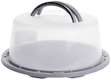 Ronde taart bewaardoos - Dia 35 cm - grijs - Taarten serveren en bewaren in vershouddoos