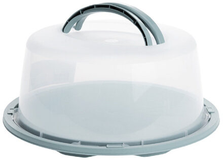 Ronde taart bewaardoos - Dia 35 cm - grijsgroen - Taarten serveren en bewaren in vershouddoos