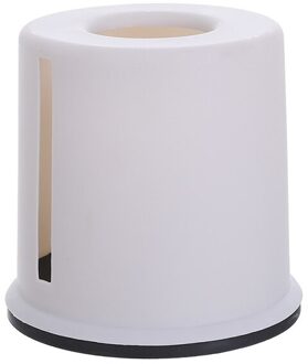 Ronde Tissue Doos Keuken Papieren Handdoek Servet Dozen Badkamer Toilet Paper Roll Holder Plastic Desktop Opbergdoos grijs