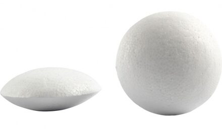 Ronde ufo piepschuim 10 stuks 7,5 cm