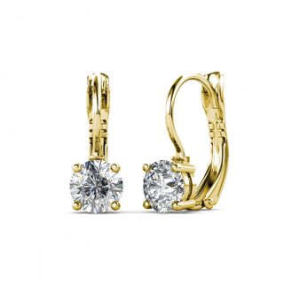 Ronde Vernice Sets - Oostenrijks kristal Wit & Goud - One Size