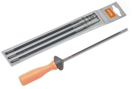 ronde vijl - Kettingzaagvijl - Ø 4,0x200 mm - 3/8 '' LP - 2 stuks