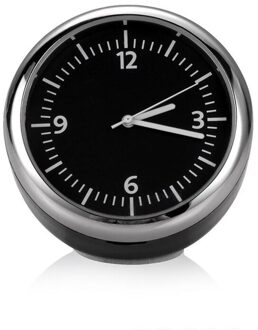 Ronde Vorm Auto Auto Digitale Klok Auto Horloge/Thermometer/Hygrometer Auto Interieur Decoratie Ornament Auto Styling Clock