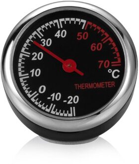 Ronde Vorm Auto Auto Digitale Klok Auto Horloge/Thermometer/Hygrometer Auto Interieur Decoratie Ornament Auto Styling Temperature