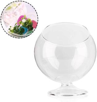 Ronde Vorm Glas Plant Bloem Landschap Vaas Container Transparant Hydrocultuur Vaas Aquarium Vissenkom Home Decor