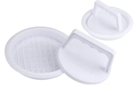 Ronde Vorm Hamburger Druk Food-Grade Plastic Hamburger Vlees Rundvlees Grill Burger Druk Patty Maker Mold Keuken Vlees Gereedschap