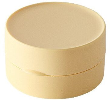 Ronde Vorm Opbergdoos Reizen Draagbare Verzegelde Zeepkist Waterdichte Zeep Opslag Gevallen Badkamer Washroom Levert ronde geel