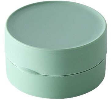 Ronde Vorm Opbergdoos Reizen Draagbare Verzegelde Zeepkist Waterdichte Zeep Opslag Gevallen Badkamer Washroom Levert ronde groen