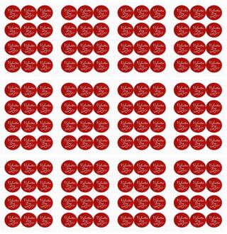 Ronde Vorm Valentijnsdag Afdichting Label Brief Afdrukken Zelfklevende Afdichting Stickers Diy Bag Verpakking Supplies Decor