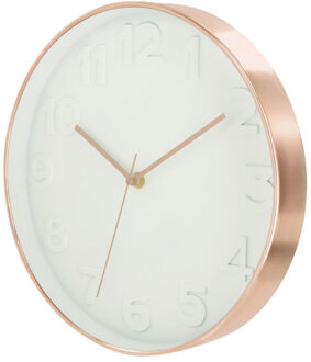 Ronde Wandklok Diameter 30,5 Cm Wit