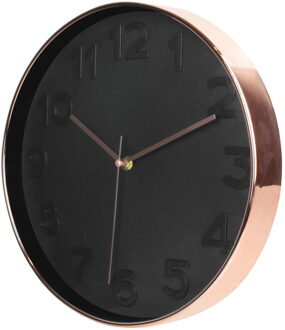 Ronde Wandklok Diameter 30,5 Cm Zwart