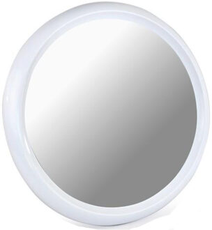 Ronde wandspiegel / badkamer spiegel - wit - kunststof - Dia 60 cm