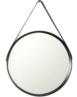 Ronde wandspiegel Soho Barber - zwart - D50cm
