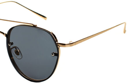 Ronde zonnebril UV 400 bescherming HOPE Unisex Goud