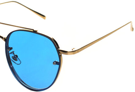 Ronde zonnebril UV 400 bescherming HOPE Unisex Goud