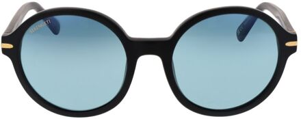 Ronde Zonnebril Zwart