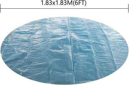 Ronde Zwembad Cover Protector 6ft Voet Boven Grond Blauw Bescherming Zwembad