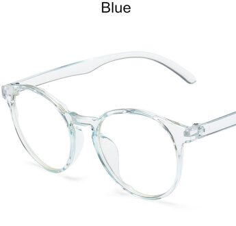 Rondes Plastic Anti-Blauw Licht Bril Vrouwen Optische Bijziendheid Bril Mannen Computer Eye Bril