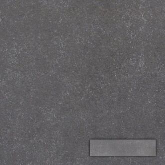 Rondine Rock N Stone Versale keramische vloertegel strook 14,8x59,6 cm prijs per verpakking van 0.81m² (9 stuks), nero Grijs