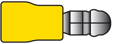 Rondstekker 850 Geel Ø 5.0mm 10 Stuks
