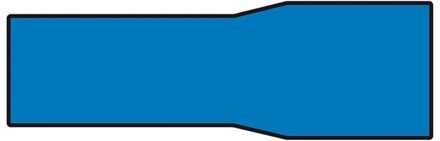 Rondstekkerbus 549 Blauw Ø 5.0mm 10 Stuks