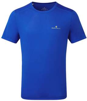 Ronhill Tech Hardloopshirt Heren-Blauw - M