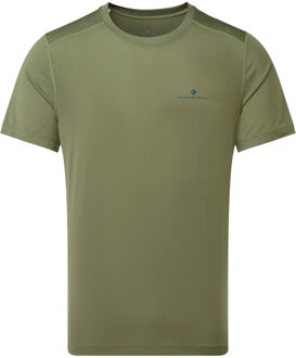 Ronhill Tech Hardloopshirt Heren groen - L