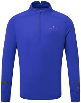 Ronhill Tech Prism 1/2 Zip Hardloopshirt Heren blauw - XL