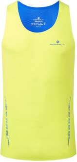 Ronhill Tech Race Hardloopshirt Heren limoen - S,M,L,XL