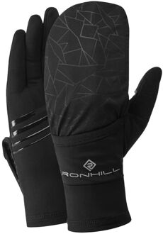 Ronhill Wind-Block Flip Handschoenen zwart - L