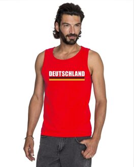 Rood Duitsland supporter singlet shirt/ tanktop heren M