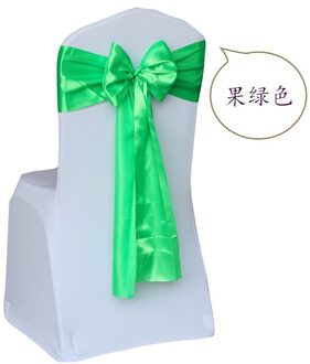 Rood/Goud/Roze 17 Kleur Wedding Chair Cover Sash Satijnen Stof Strikje Lint Band Decoratie Hotel Party banket Levert 16