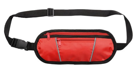 Rood heuptasje/buideltasje 28 x 12 cm