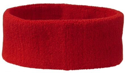 Rood hoofd zweetbandje sport
