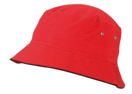 Rood kinder vissershoedje