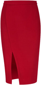 Rood kokerrok van imitatiemouflon - maat