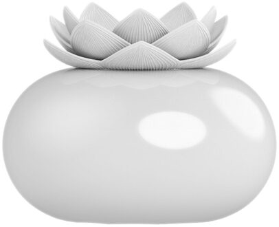 Rood Patroon Witte Onderkant Lotus Aromatherapie Machine Keramische Aromatherapie Luchtbevochtiger Wit afbeelding 2