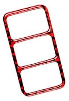 Rood Verwarming Knop Cover Sticker Seat Verwarming Knop Cover