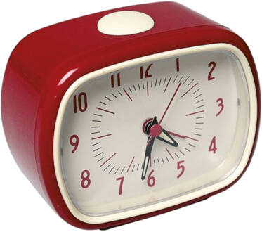 Rood Vintage Retro Wekker - Classic Alarm Clock