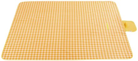 Rood Wit Plaid Outdoor Opvouwbare Waterdichte Picknick Mat Lichtgewicht Pad Ademend Zacht Draagbare Camping Reizen Strand Deken geel