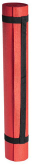 Rood yoga matje 180 x 60 cm van foam - Fitnessmat