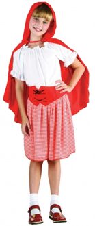 Roodkapje Outfit Voor Meisjes 140 - 8-10 Jr