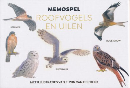 Roofvogels En Uilen Memospel - Elwin van der Kolk
